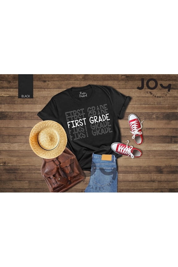First Grade Shirt, Teacher , Retro First Grade Shirt, Happy First Day Of School, Teacher,1St Grade Shirt, Hello First Grade, Full Size S-5XL
