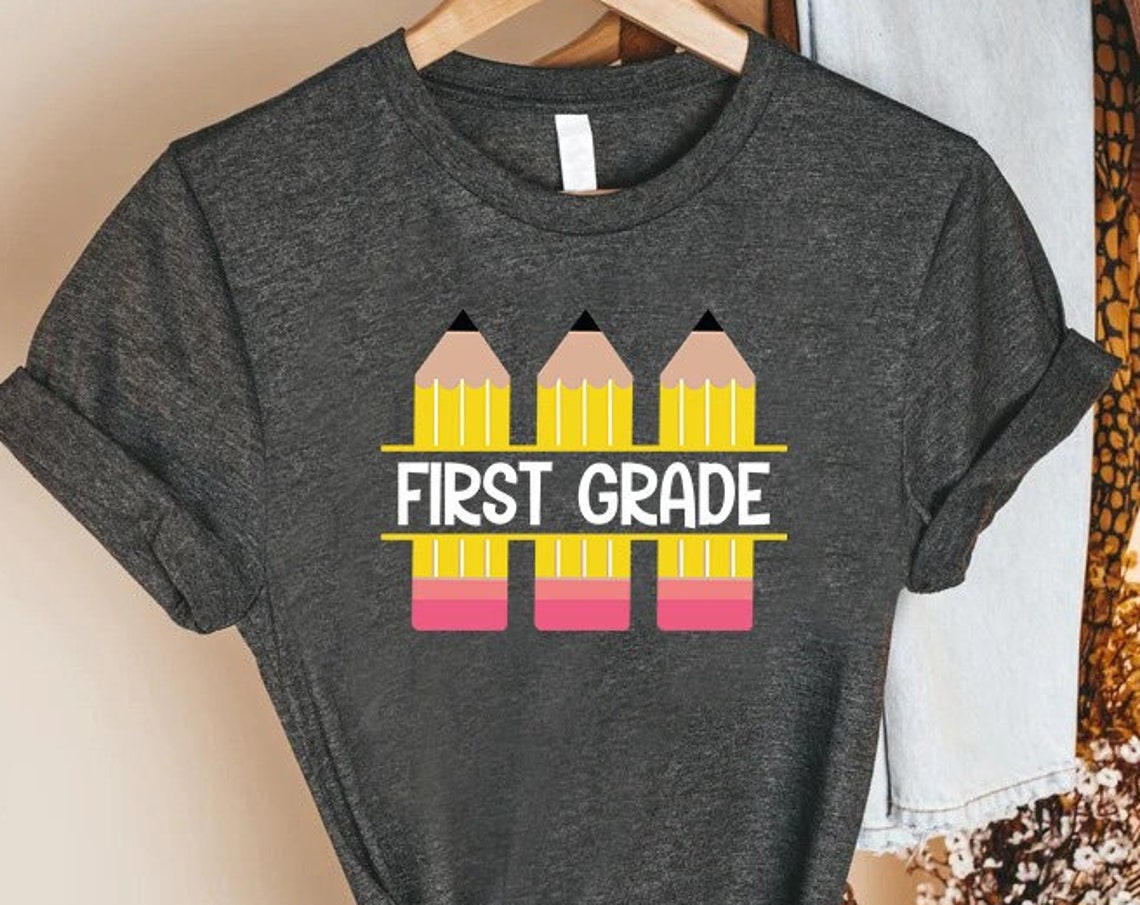 First Grade Tshirt, Back To School Shirt, Teacher Gift Shirt, Team ...