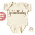 thumbnail image 1 of First Grandbaby Baby Bodysuit, Perfect New Baby Gift, Baby Pregnancy Announcement Onesies, Shirt, First Grandchild Outfit Cute Baby Onesie, BABY BODYSUIT LAT 4424, 1 of 3