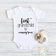 thumbnail image 1 of First Grandchild Coming Soon Bodysuit, Cute Baby Announcement Outfit, Pregnancy Reveal To Grandparents, Grandchild Reveal Baby Bodysuit Cute And Cool Baby Bodysuit, Baby Bodysuit Lat 4424, 1 of 3