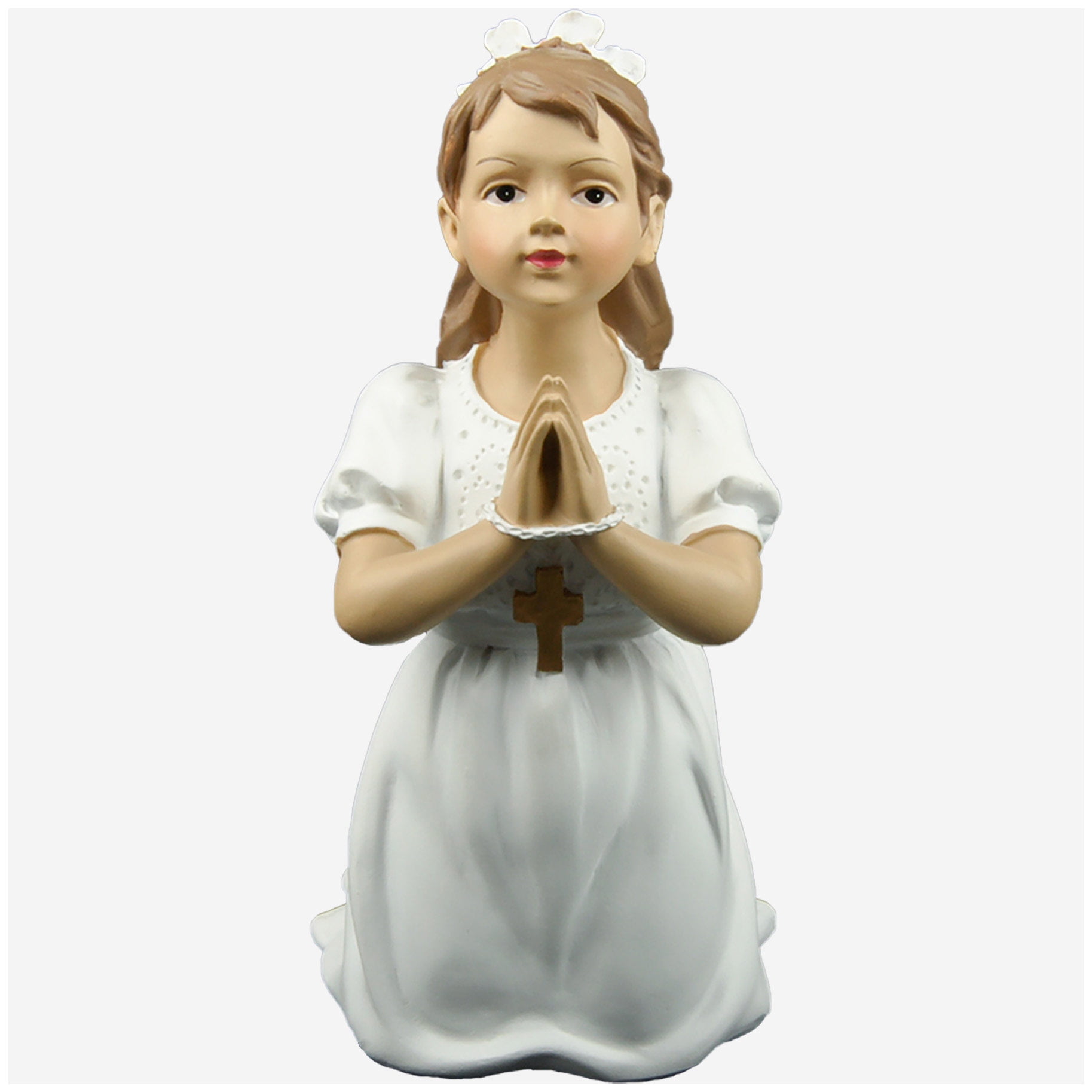 First Holy Communion Gifts for Girls H Praying Girl Statue