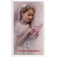 thumbnail image 1 of First Holy Communion Prayer (girl) holy card - laminated - Pack of 25, 1 of 2