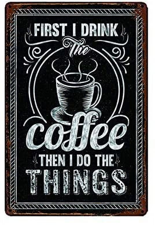 Rustic Metal Coffee Bar Sign Perfect Wall Decor Coffee Shops - Temu