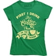 thumbnail image 1 of First I Drink The Coffee Then I Do The Things Funny Drinking Slogan Saying T-Shirt, 1 of 4