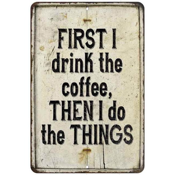 First, I drink the coffee, then Vintage Look Chic Distressed 8x12208120020228