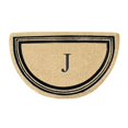 thumbnail image 1 of first impression finlay simi-circle monogrammed coir door mat, 1 of 11