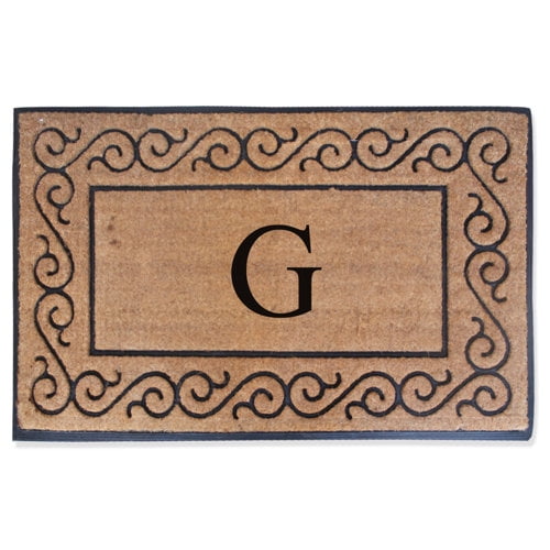 Darby Home Co Albertina Monogrammed Double Doormat
