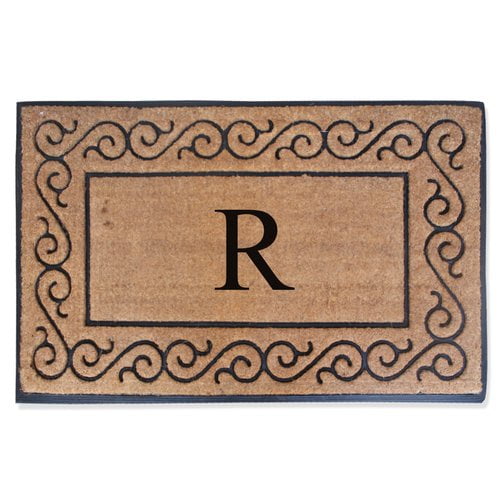 Darby Home Co Albertina Monogrammed Double Doormat
