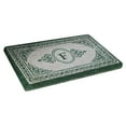 thumbnail image 1 of First Impression Handcrafted Green Filigree Decorative Border Extra-thick Monogrammed Doormat - 22" x 36", 1 of 4