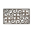 thumbnail image 1 of A1HC Rubber Grill Doormat for Outdoor and Indoor Welcome Mats, Hand Finished Unique Bronze Door Mat-18" x 30", 1 of 6