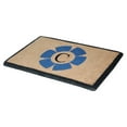 thumbnail image 1 of First Impression Thick Handwoven Floella Monogrammed Large Double Door Entry Doormat (24" x 39"), 1 of 6