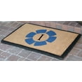 thumbnail image 1 of First Impression Thick Handwoven Floella Monogrammed Large Double Door Entry Doormat (24" x 39"), 1 of 4