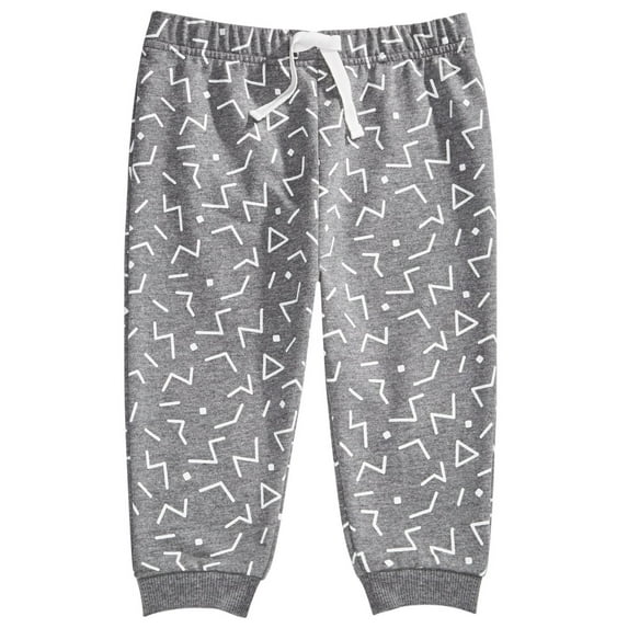 First Impressions Baby Boy's Geo Print Joggers Gray Size 24 Months