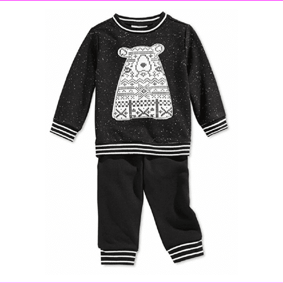 First Impressions Baby Boys' 2-Piece Polar Bear Shirt and Pants Set,Size 12 M, $48