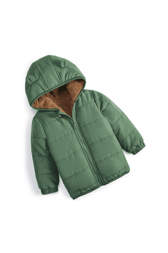 Baby Boys Bear Puffer Jacket