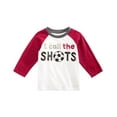 thumbnail image 1 of First Impressions Baby Boys Cotton Long Sleeve Raglan Soccer T-Shirt (Angel White, 24 Months), 1 of 1