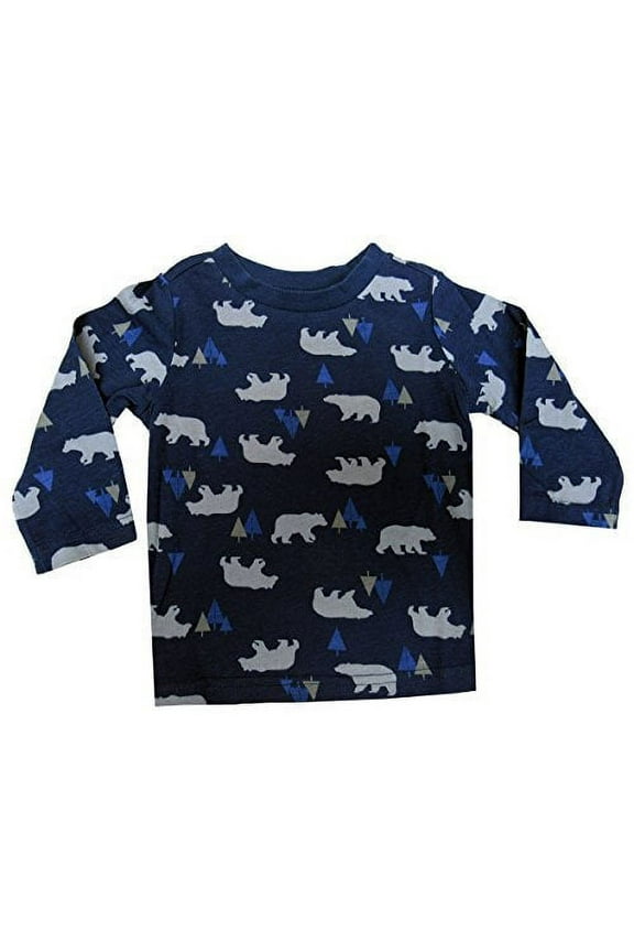 Baby Boys Long-Sleeve Graphic-Print T-Shirt, 12 Months