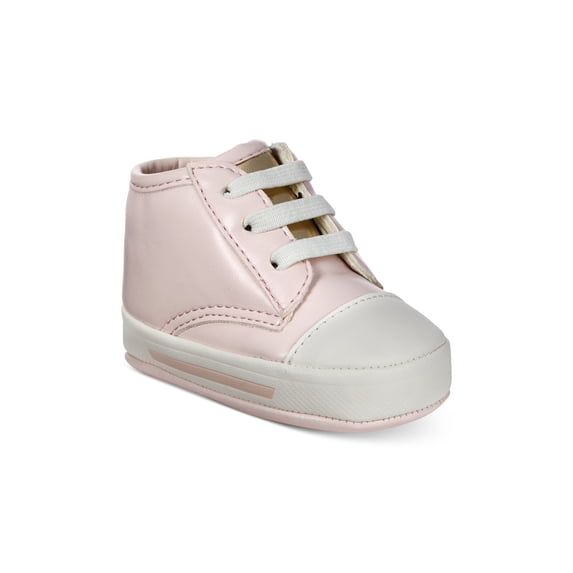 First Impressions Baby Girls Pink Sneakers Light Pink 1