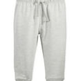 thumbnail image 1 of First Impressions Boys Knit Casual Jogger Pants, Grey, Infant, 12 mos, 1 of 1