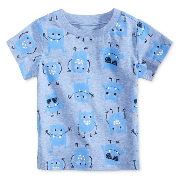 First Impressions Boys Monster Basic T-Shirt, Blue, Infant, 9 mos