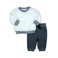 thumbnail image 1 of First Impressions Infant Boys Fox Shirt Striped Pants Sweatsuit 2 Piece Set 12m, 1 of 1