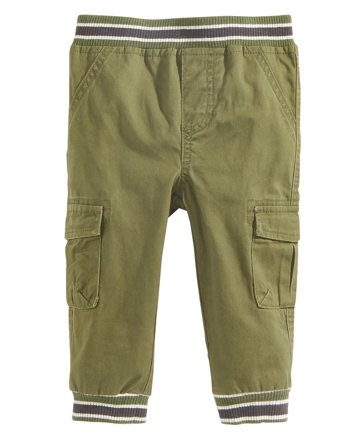Boys' Super Stretch Relaxed Tapered Pull-on Cargo Pants - Cat & Jack™ Olive  Green 4 : Target