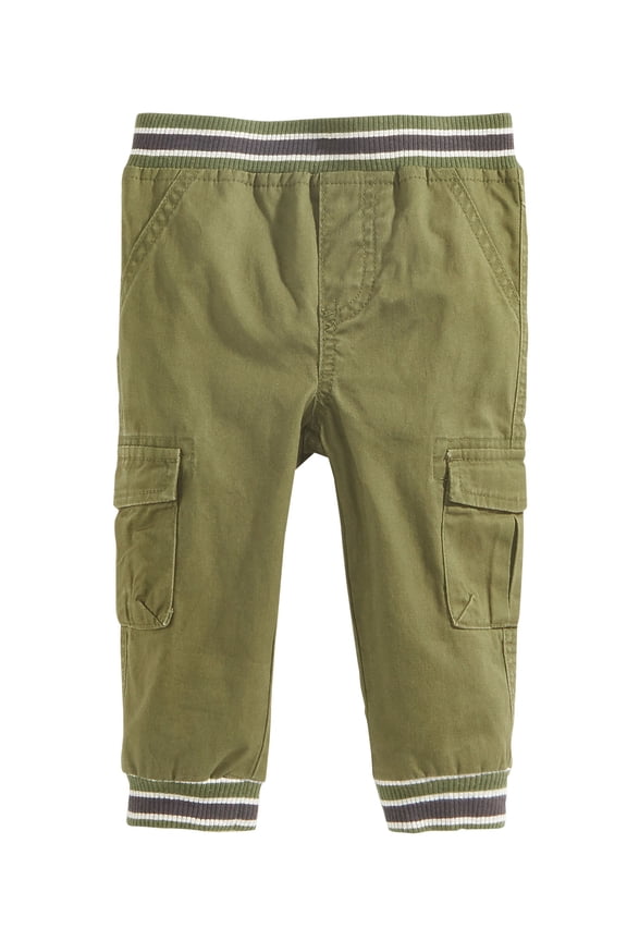 Jogger Pants Baby Boys Cargo Pants (3-6 Monthsx7, Green)