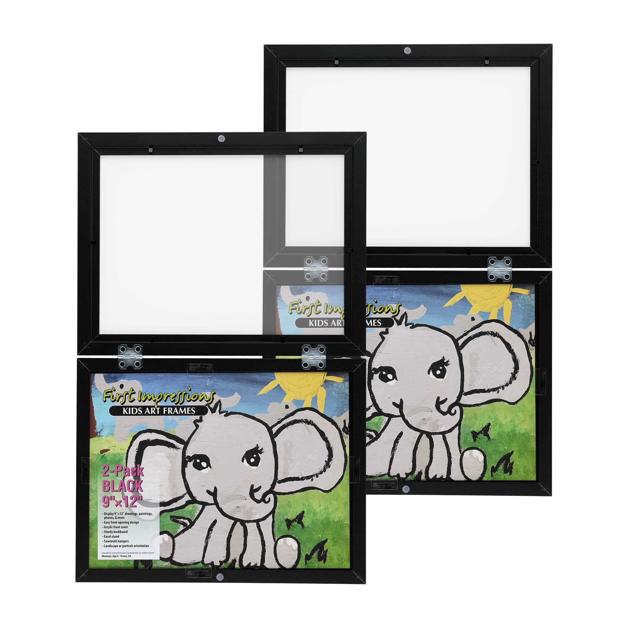 First Impressions Kids Interchangeable Artwork Frame with Storage