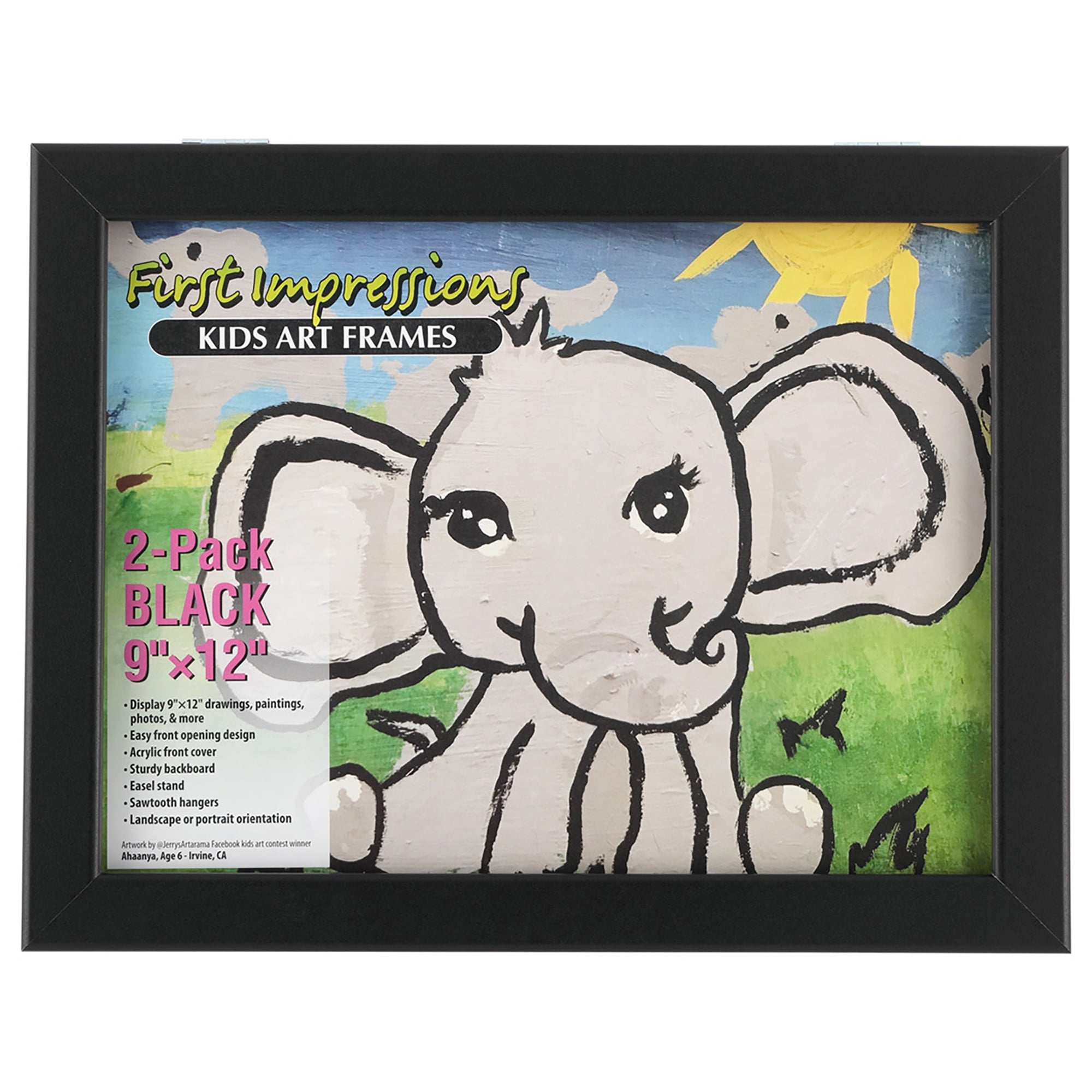  Sank Kids Art Frames 8.5x11 - Front Opening Letter-Size Artwork  Display Storage Frame for Wall, 3D Picture, Crafts, Children Drawing,  Portfolio - Horizontal and Vertical Formats (S-WHITE,1 PACK) : Arts, Crafts