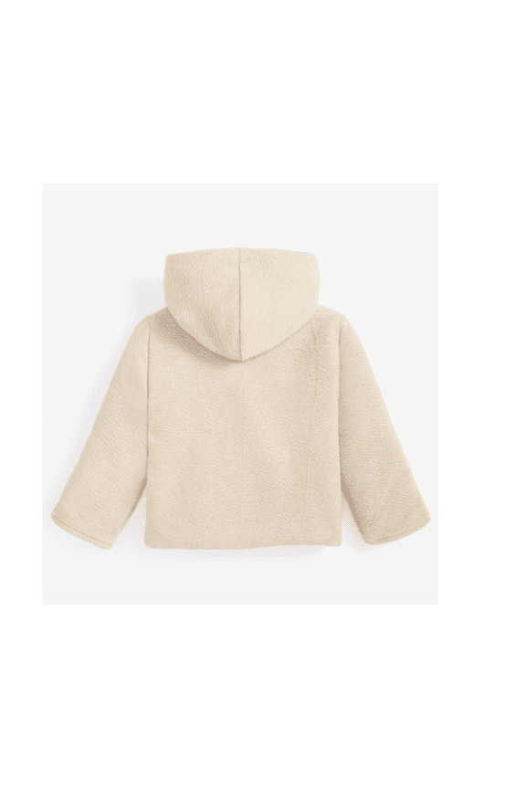Unisex Sweater-Knit Faux-Sherpa-Lined Hooded Jacket, Created for Macy's - Hummus