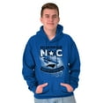 thumbnail image 1 of First In Flight NC Vacation Souvenir Unisex Plus Fleece Graphic Hoodie Brisco Brands 2X, 1 of 4