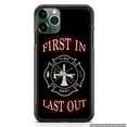 thumbnail image 1 of First In Last Out FireFighter Phone Case Slim Shockproof Hard Rubber Custom Cover For iPhone Xs Max, 1 of 5
