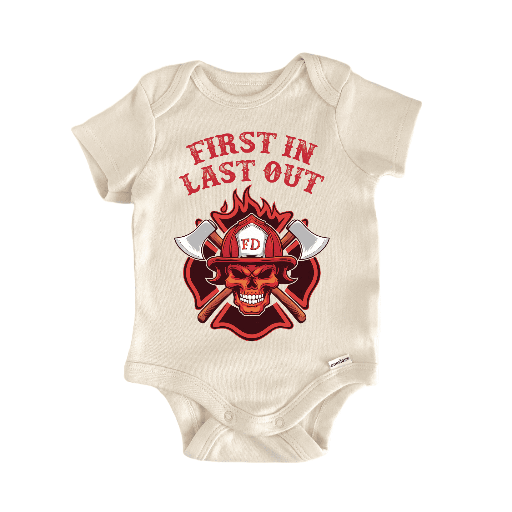 First In Last Out Firefighter - Baby Bodysuit - Walmart.com
