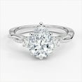 thumbnail image 1 of First Jewel 2.1 Ct Cushion Cut Diamond Rings - 14K White Gold Plated Rings - Beautiful Special Occasion Jewelry for Women - Forever Diamond Rings - Stunning Wedding Proposal Rings for Her, 1 of 3
