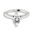 thumbnail image 1 of First Jewel 2.2 Ct Marquise Cut Lab Created Diamond Wedding Anniversary Ring - 14K White Gold Plated Women's Engagement Ring - Gorgeous Diamond Party Ring, 1 of 3