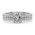 thumbnail image 1 of First Jewel Elegant 1.7 Ct Radiant Cut Hidden Halo Diamond Wedding Ring - Lab-Created Simulated Diamond - 14K White Gold Over Setting - Classic Ring for Women - Great for Proposal and Romantic Gift, 1 of 6