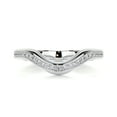 thumbnail image 1 of First Jewel Exquisite Round Cut Chevron Diamond Rings for Women's - 0.9 Ct Lab Created Diamond - 14K White Gold Over Women’s Engagement Rings - Perfect for Birthdays, Anniversaries, and Gifts, 1 of 6