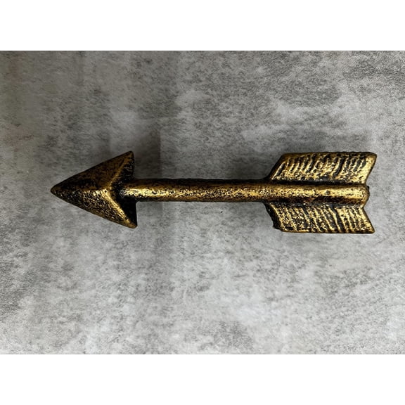 First of a Kind Double Hole Arrow Drawer Pull - Unique Artistical Design Furniture Decorative Hardware Handles - Arrow-shaped Pulls for Doors, Cabinets & Closet Drawers - 5 Multi-use Arrow