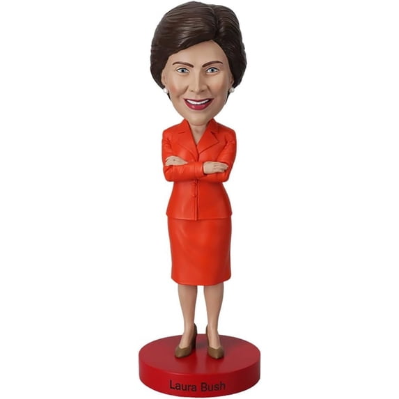 First Ladies Laura Bush Bobblehead figure Royal Bobbles 13635