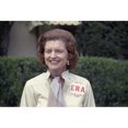 thumbnail image 1 of First Lady Betty Ford Sports A Button Expressing Her Support For Ratification Of The Equal Rights Amendment. February 26, 1 of 1