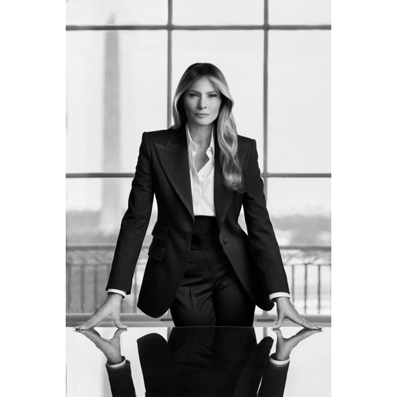 First Lady Melania Trump Portrait POSTER PICTURE PHOTO PRINT BANNER CONVERSATIONPRINTS