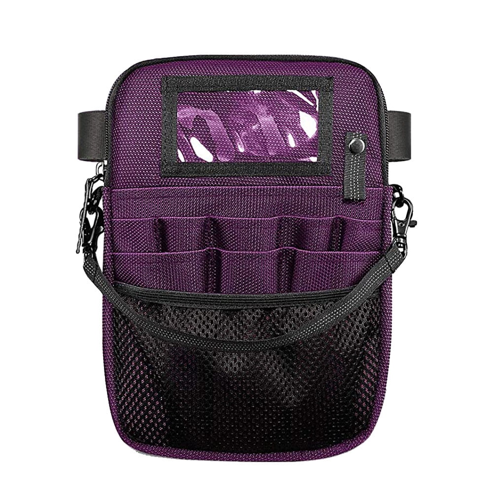 First Lifesaver Nurse Fanny Pack with Medical Gear Pockets Tape Holder and Utility Storage Purple