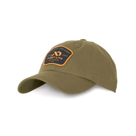 First Lite Lo-Pro Cap, Conifer Green, Lightweight Customizable Outdoor Hat, Durable Low-Profile Design (MALPHCNOS)