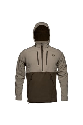 Men's can Hybrid Jacket, Walnut Color, Insulated and Breathable Outdoor Softshell (MOCWJWN)