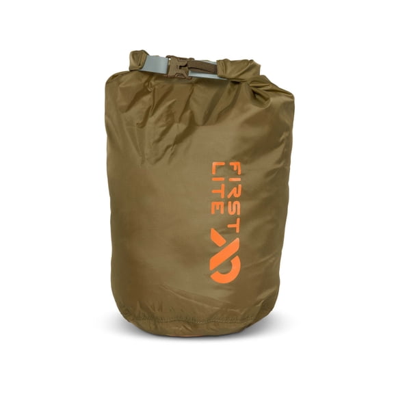 First Lite Roll Top Stuff Sack, Dry Earth, Small