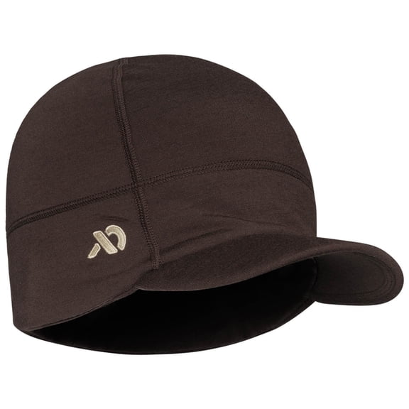 First Lite Rugged Wool Brimmed Beanie, Terra, Medium