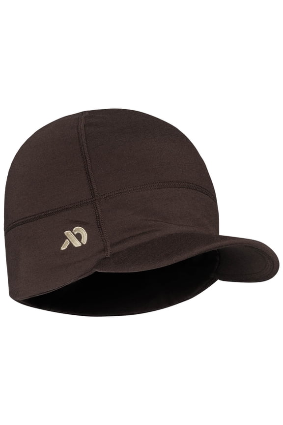 Rugged Wool Brimmed Beanie, Terra, Medium