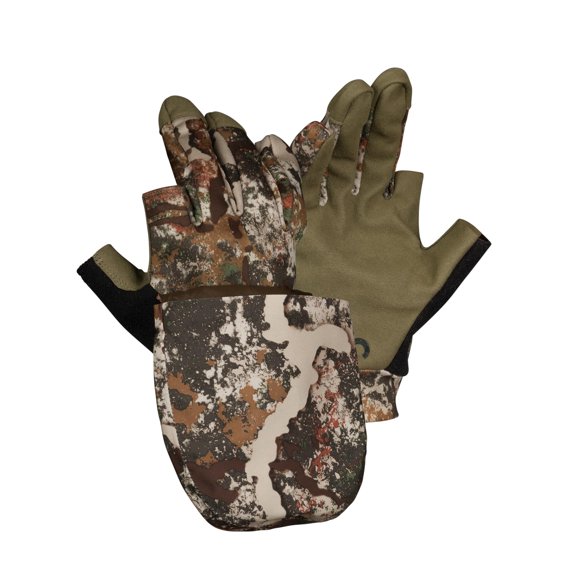First Lite Trigger Mitt, Specter Camo, Weather-Resistant Cold Weather Glove, High-Performance Insulation (MATRMSP)