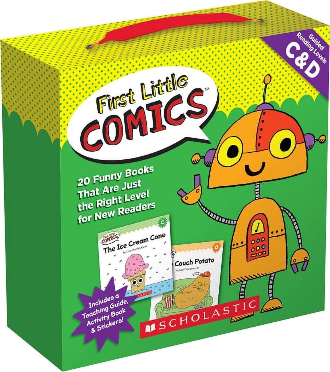 LIZA CHARLESWORTH First Little Comics Parent Pack First Little Comics: Levels C & D (Parent Pack): 20 Funny Books That Are Just the Right Level for New Readers, (Paperback)