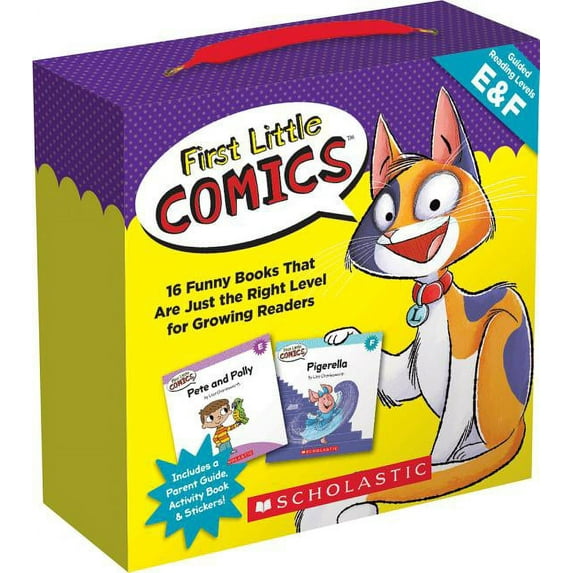 First Little Comics Parent Pack First Little Comics: Levels E & F (Parent Pack): 16 Funny Books That Are Just the Right Level for Growing Readers, (Paperback)